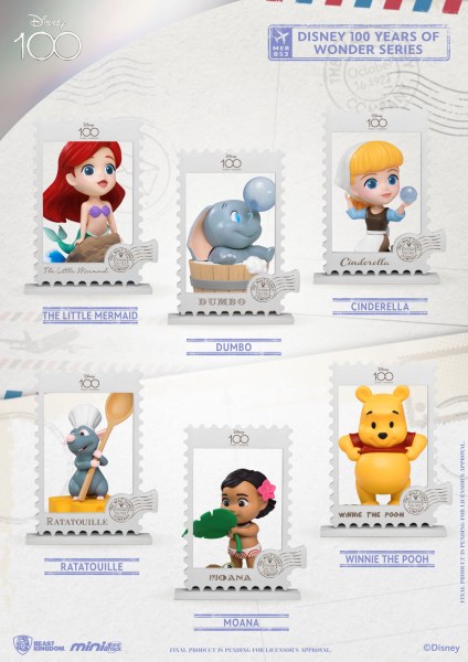 PACK DE 6 FIGURINES 100 YEARS OF WONDER - DISNEY MINI EGG ATTACK
