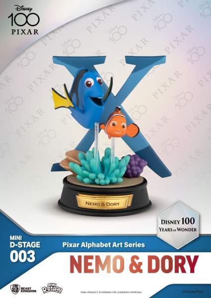 PACK DE 6 FIGURINES ALPHABET PIXAR - 100 YEARS OF WONDER DISNEY MINI EGG ATTACK