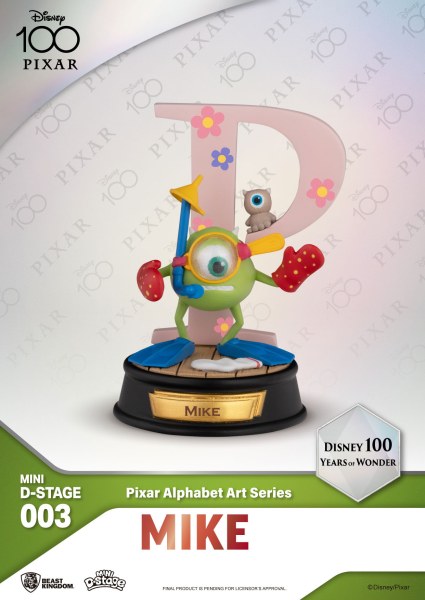 PACK DE 6 FIGURINES ALPHABET PIXAR - 100 YEARS OF WONDER DISNEY MINI EGG ATTACK