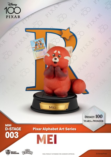 PACK DE 6 FIGURINES ALPHABET PIXAR - 100 YEARS OF WONDER DISNEY MINI EGG ATTACK