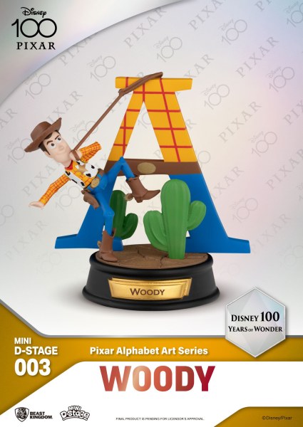 PACK DE 6 FIGURINES ALPHABET PIXAR - 100 YEARS OF WONDER DISNEY MINI EGG ATTACK