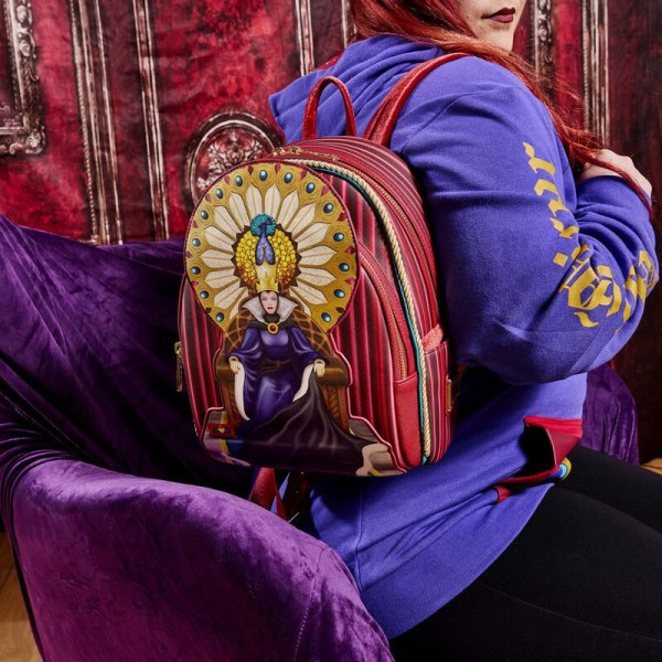 MINI SAC À DOS LA MÉCHANTE REINE SUR SON THRONE - DISNEY LOUNGEFLY