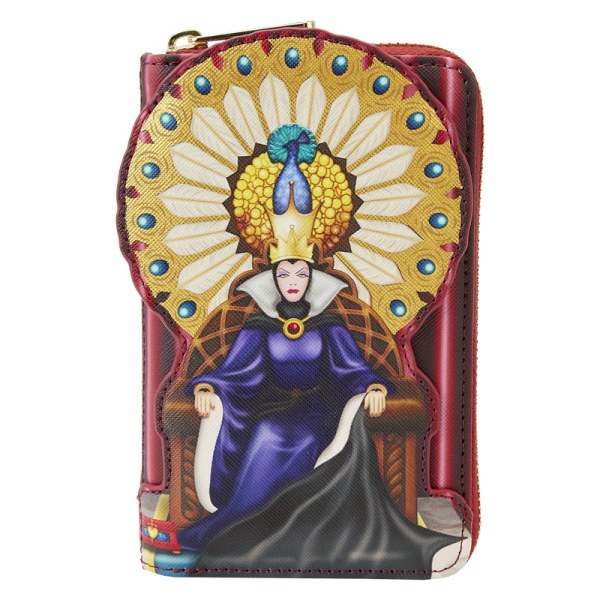 PORTEFEUILLE LA MÉCHANTE REINE SUR SON THRONE - DISNEY LOUNGEFLY