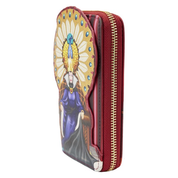 PORTEFEUILLE LA MÉCHANTE REINE SUR SON THRONE - DISNEY LOUNGEFLY