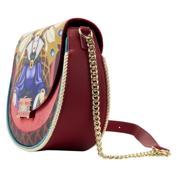 SAC À BANDOULIÈRE LA MÉCHANTE REINE SUR SON THRONE - DISNEY LOUNGEFLY