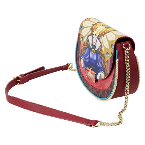 SAC À BANDOULIÈRE LA MÉCHANTE REINE SUR SON THRONE - DISNEY LOUNGEFLY