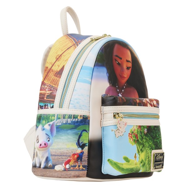 MINI SAC À DOS VAIANA PRINCESSE SCENE - DISNEY LOUNGEFLY