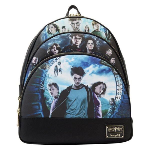 MINI SAC À DOS MOVIE POSTERS TRIPLE POCHE - HARRY POTTER LOUNGEFLY
