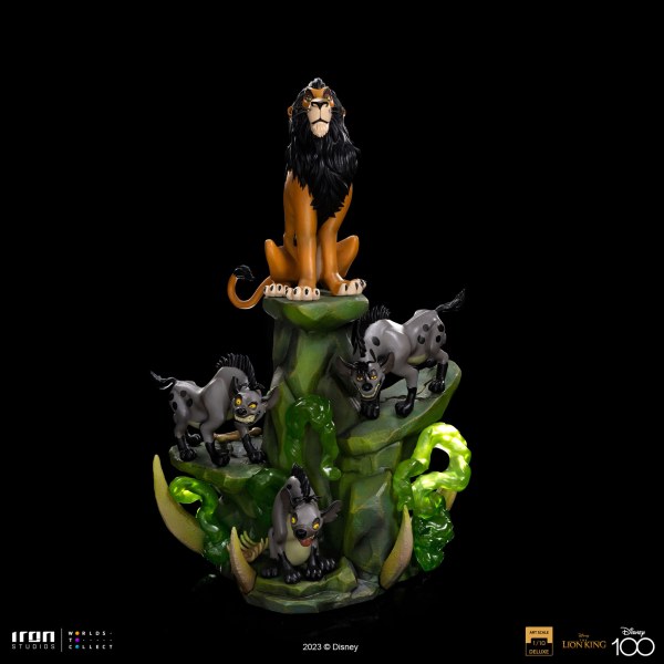 SCAR DELUXE ART SCALE - DISNEY LE ROI LION