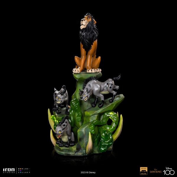 SCAR DELUXE ART SCALE - DISNEY LE ROI LION