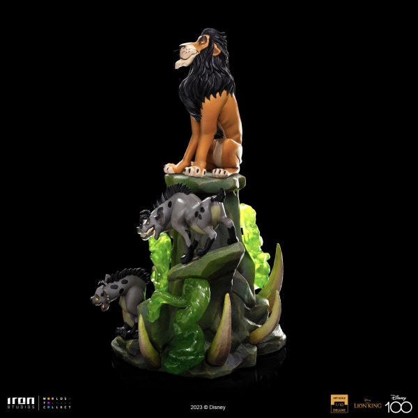 SCAR DELUXE ART SCALE - DISNEY LE ROI LION