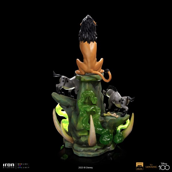 SCAR DELUXE ART SCALE - DISNEY LE ROI LION