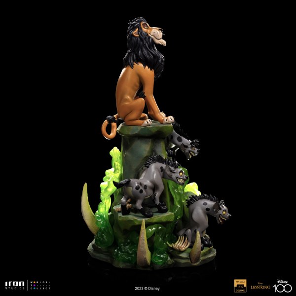 SCAR DELUXE ART SCALE - DISNEY LE ROI LION