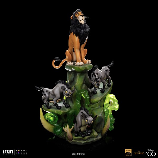 SCAR DELUXE ART SCALE - DISNEY LE ROI LION