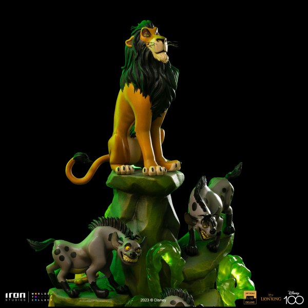 SCAR DELUXE ART SCALE - DISNEY LE ROI LION