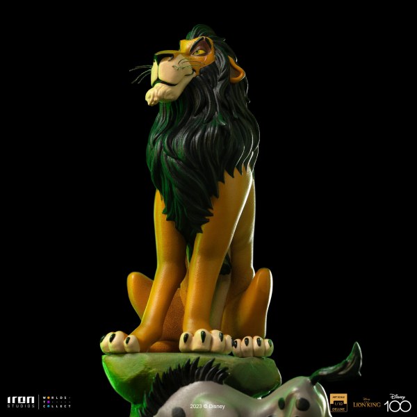 SCAR DELUXE ART SCALE - DISNEY LE ROI LION
