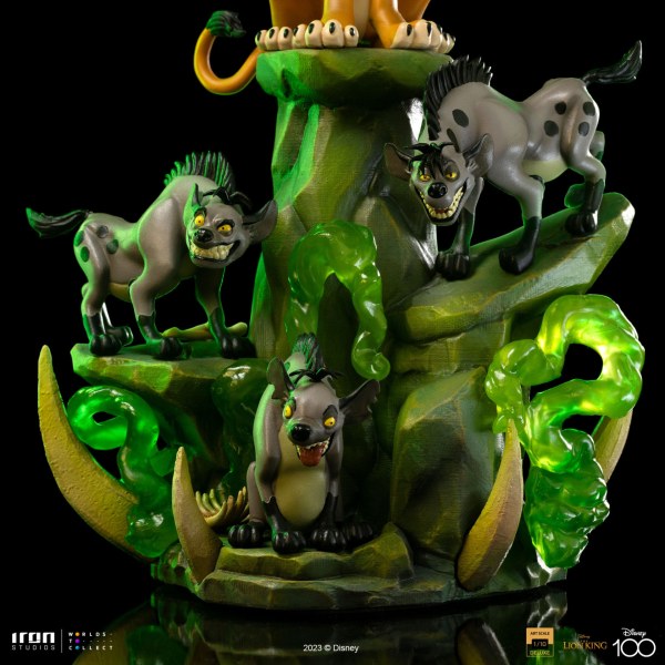 SCAR DELUXE ART SCALE - DISNEY LE ROI LION