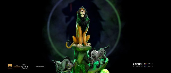 SCAR DELUXE ART SCALE - DISNEY LE ROI LION