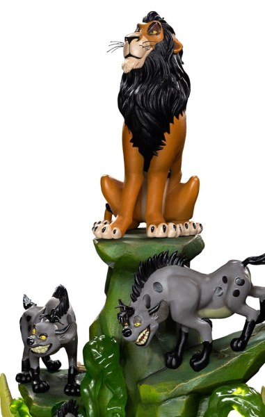 SCAR DELUXE ART SCALE - DISNEY LE ROI LION