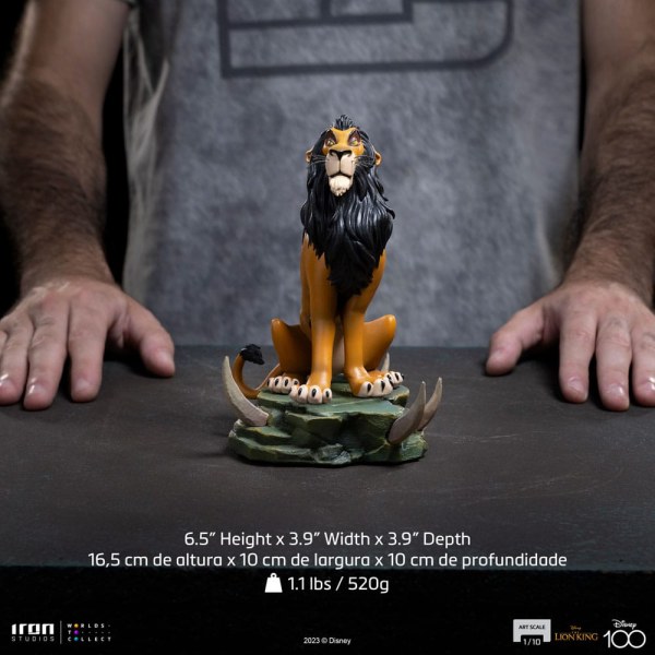 Le Roi Lion statuette 1/10 Art Scale Scar Regular 16 cm