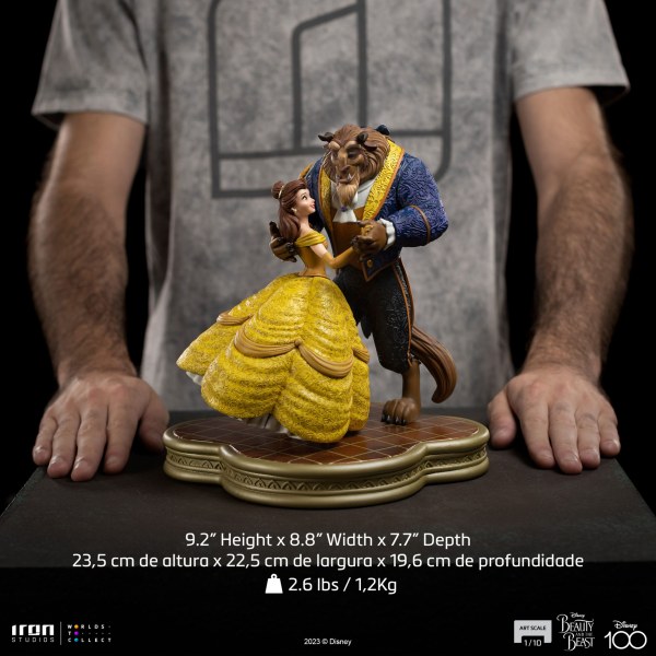 LA BELLE ET LA BÊTE ART SCALE - DISNEY