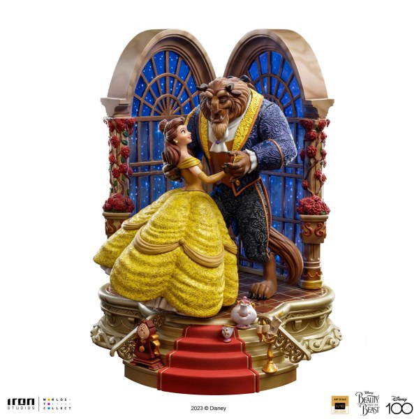 LA BELLE ET LA BÊTE DELUXE ART SCALE - DISNEY