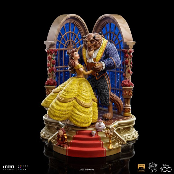 LA BELLE ET LA BÊTE DELUXE ART SCALE - DISNEY