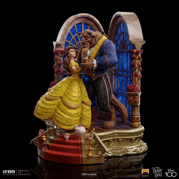 LA BELLE ET LA BÊTE DELUXE ART SCALE - DISNEY