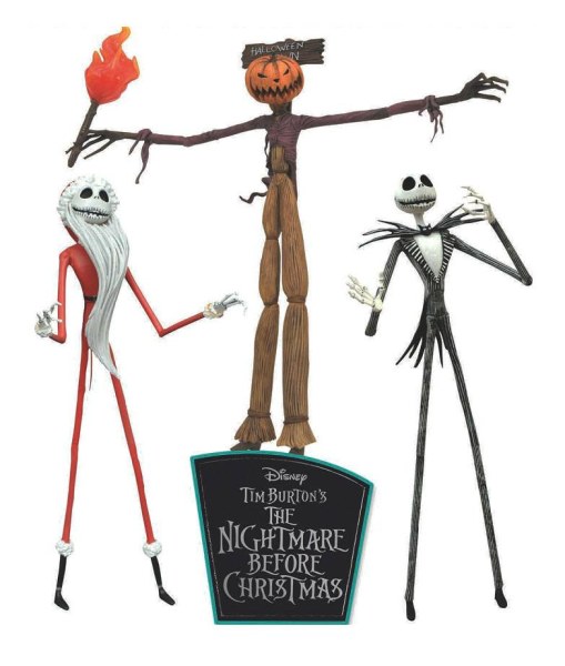 Pack 3 figurines L'Étrange Noël de Monsieur Jack - The Jobs of Jack Skellington