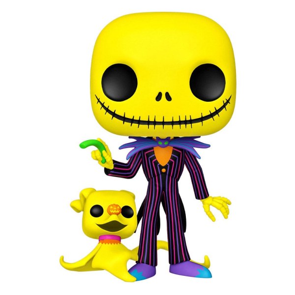 FUNKO POP! 809 - L'ETRANGE NOËL DE MONSIEUR JACK - JUMBO JACK SKELLINGTON & ZERO