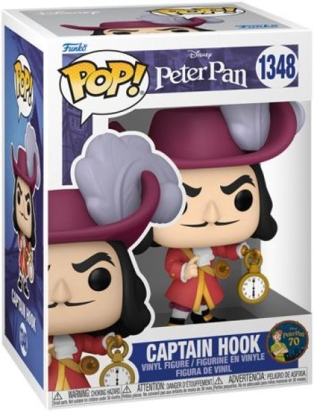 FUNKO POP! 1348 - CAPITAINE CROCHET - PETER PAN 70E ANNIVERSAIRE