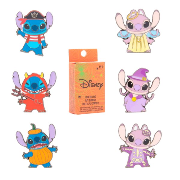 PIN'S MYSTÈRE ANGEL & STITCH HALLOWEEN - DISNEY LILO & STITCH