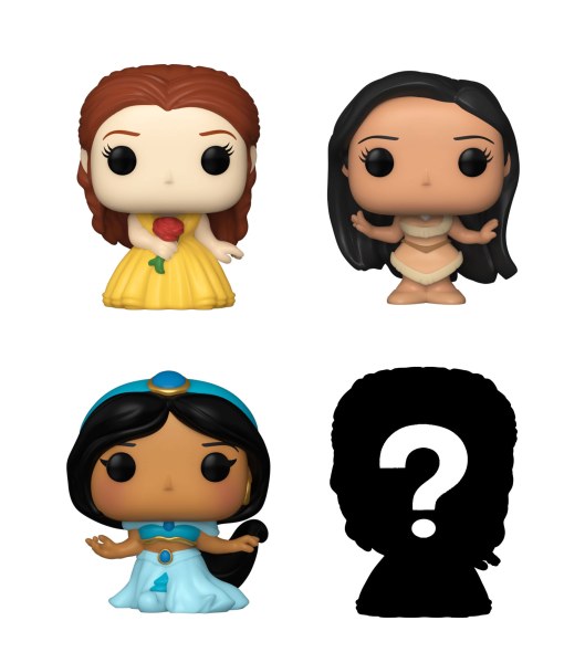 PACK DE 4 FUNKO BITTY POP! - PRINCESSES DISNEY