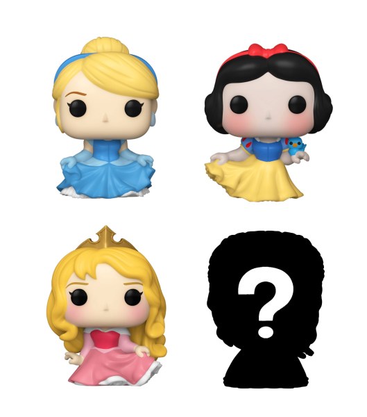 PACK DE 4 FUNKO BITTY POP! - PRINCESSES DISNEY