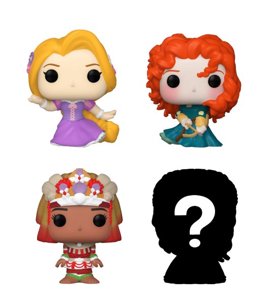 PACK 4 FIGURINES FUNKO BITTY POP! - RAIPONCE