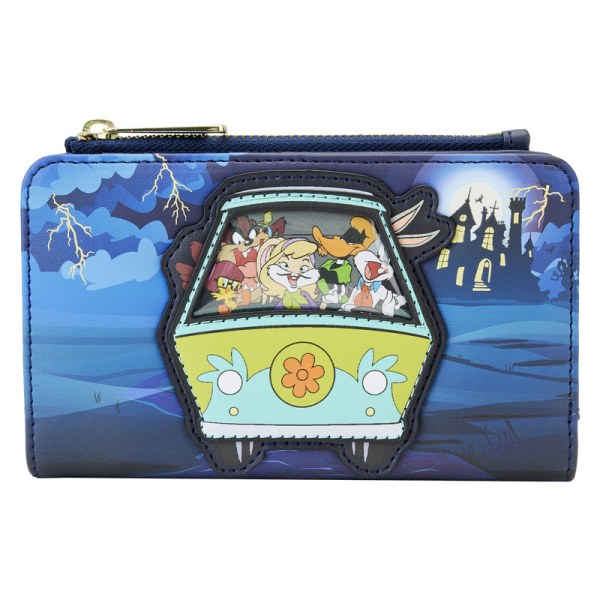 PORTEFEUILLE LOONEY TUNES & SCOOBY MASHUP WARNER BROS 100E ANNIVERSAIRE - WARNER BROS LOUNGEFLY