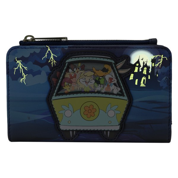 PORTEFEUILLE LOONEY TUNES & SCOOBY MASHUP WARNER BROS 100E ANNIVERSAIRE - WARNER BROS LOUNGEFLY