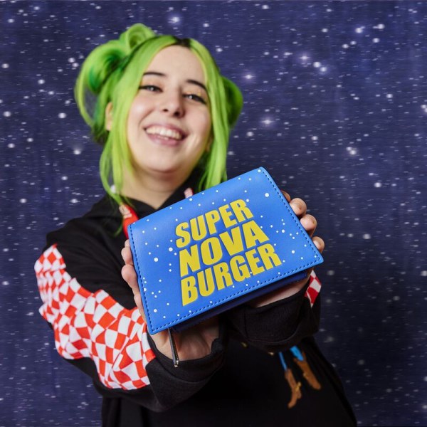 PORTEFEUILLE TOY STORY PIZZA PLANET SUPER NOVA BURGER - DISNEY PIXAR LOUNGEFLY
