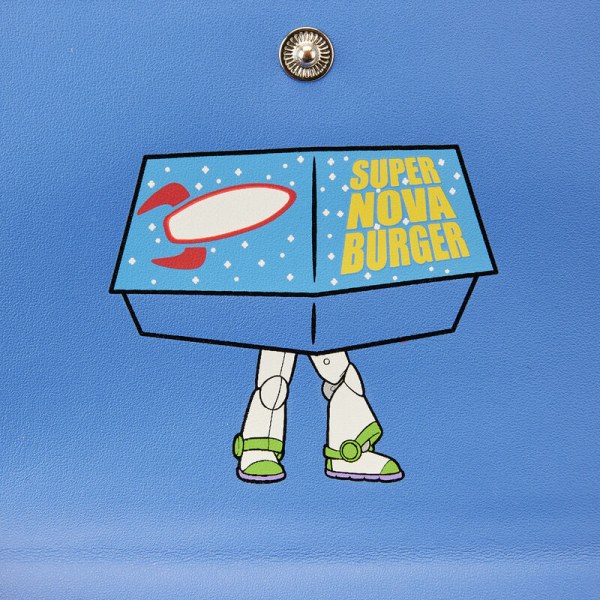 PORTEFEUILLE TOY STORY PIZZA PLANET SUPER NOVA BURGER - DISNEY PIXAR LOUNGEFLY