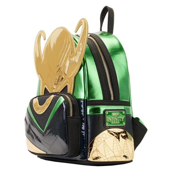 MINI SAC À DOS METALLIC LOKI - MARVEL LOUNGEFLY