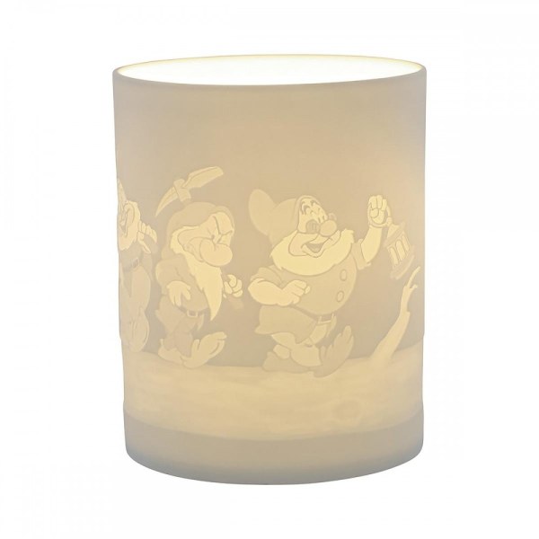 Lithophanie éclat de diamant Blanche Neige et les 7 nains - DISNEY SHOWCASE