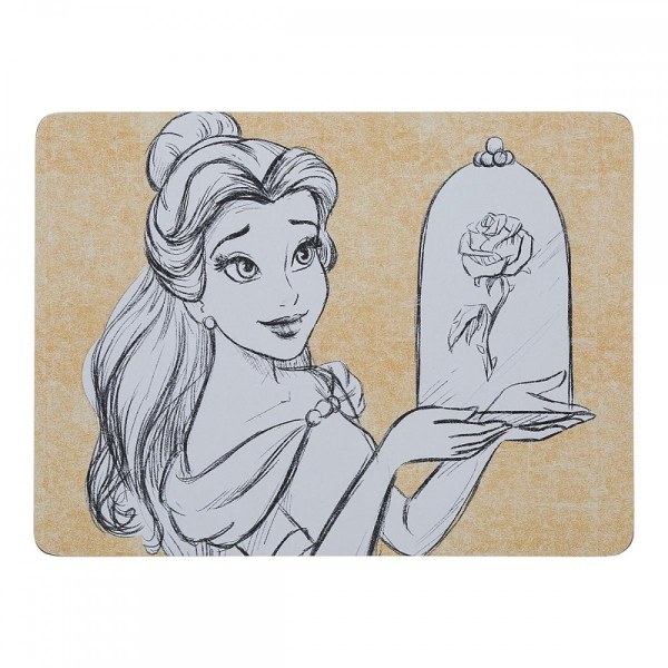 Lot de 4 Sets de table Belle - La Belle et la bête - DISNEY ENCHANTING