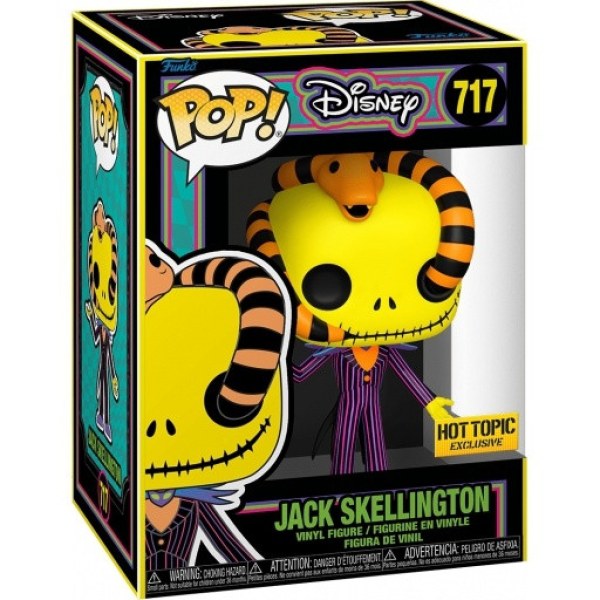 FUNKO POP! 717 - JACK AVEC UN SERPENT (BLACKLIGHT) - L'ÉTRANGE NOEL DE MONSIEUR JACK