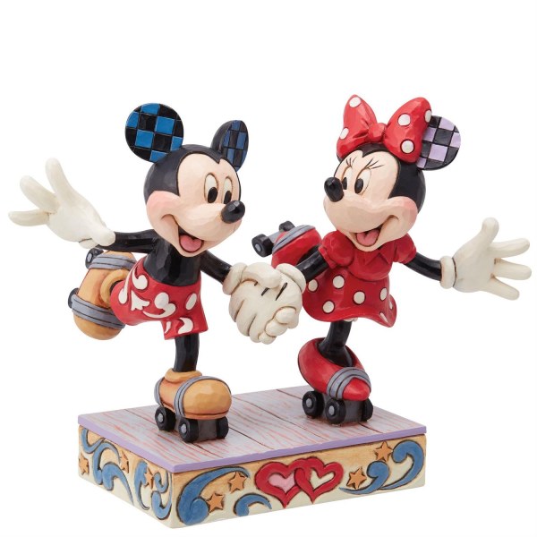 MICKEY ET MINNIE FONT DU ROLLER - DISNEY TRADITIONS