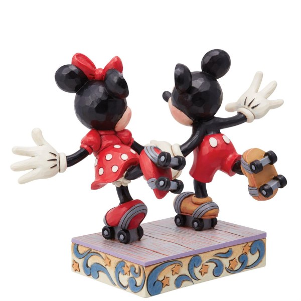 MICKEY ET MINNIE FONT DU ROLLER - DISNEY TRADITIONS