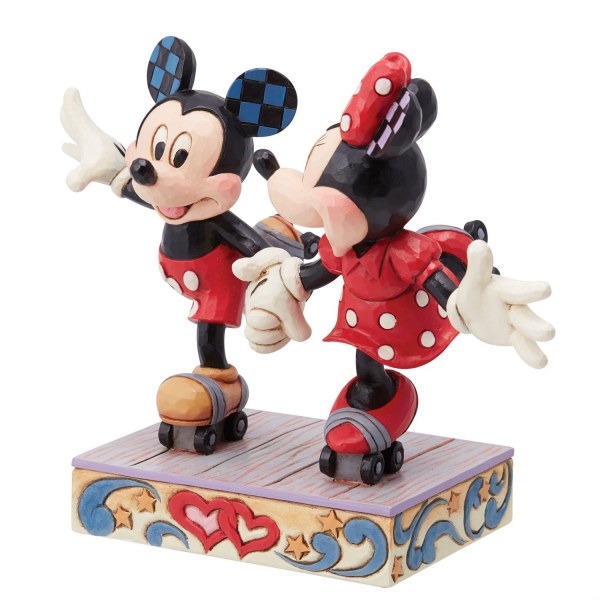 MICKEY ET MINNIE FONT DU ROLLER - DISNEY TRADITIONS