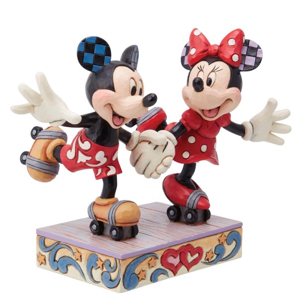 MICKEY ET MINNIE FONT DU ROLLER - DISNEY TRADITIONS