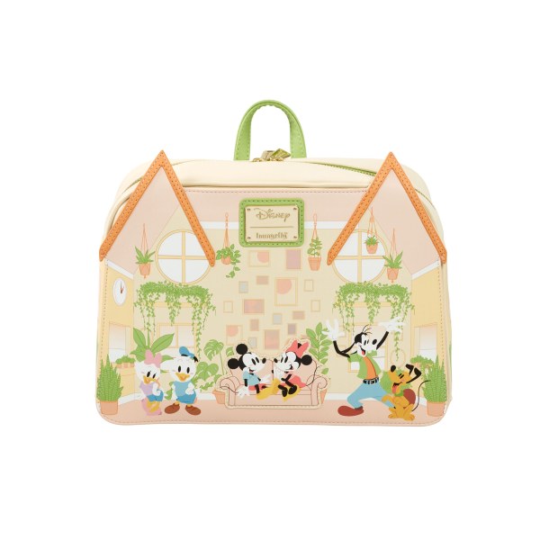 MINI SAC À DOS MICKEY & SES AMIS MAISON VÉGÉTAL - DISNEY LOUNGEFLY