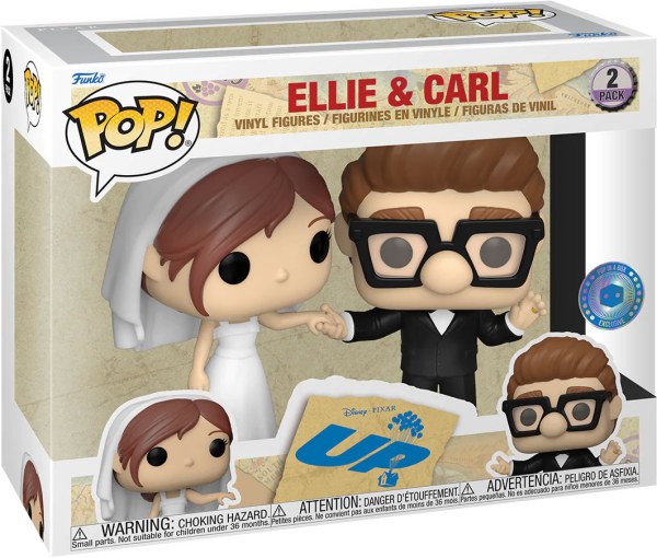 FUNKO POP! PACK DE 2 - LE MARIAGE D'ELLIE ET CARL - UP