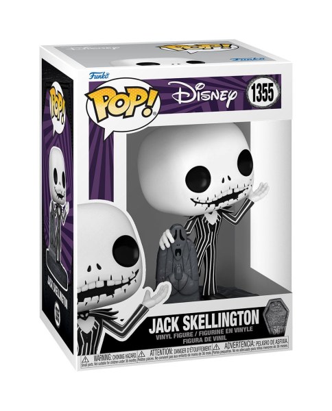 FUNKO POP! 1355 - JACK ET UNE PIERRE TOMBALE - L'ETRANGE NOEL DE MONSIEUR JACK 30E ANNIVERSAIRE